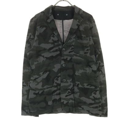 美品 SOPHNET. ソフネット 迷彩柄 長袖 テーラードジャケット M ダークグレー