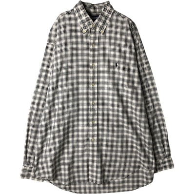 古着 ラルフローレン Ralph Lauren RALPH LAUREN GOLF BLAKE 長袖 ボタンダウンチェックシャツ メンズL相当/eaa629098