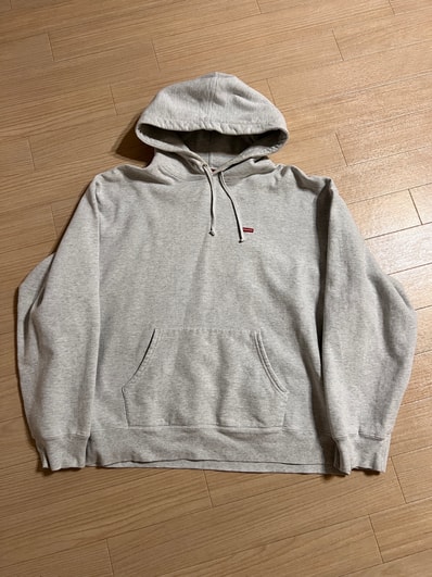 Supreme Small Box Hooded Sweatshirt "Ash Grey" (23SS)