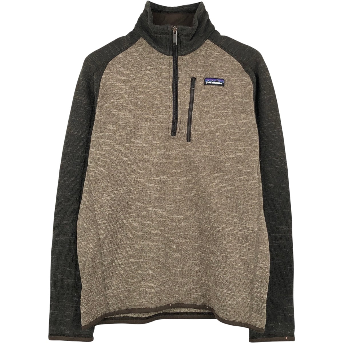 古着 パタゴニア Patagonia ベターセーター 1/4ジップ 25522FA16 ツートン ハーフジップフリースプルオーバー メンズM相当/eaa655343