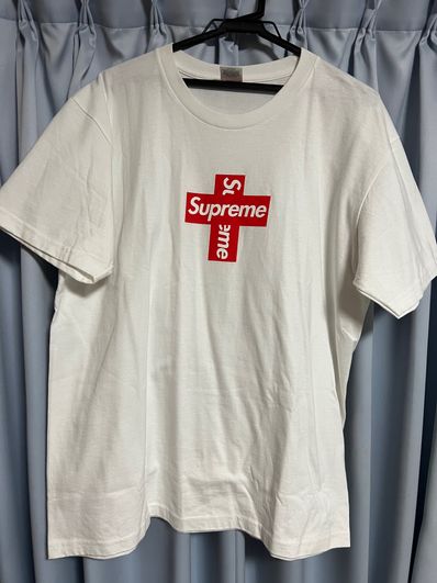 Supreme Cross Box Logo Tee "White"