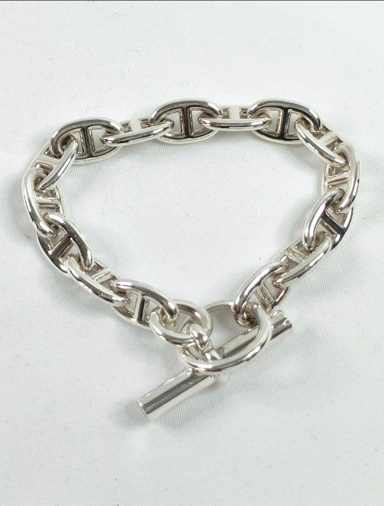 Hermes Chaine D'ancre MM Bracelet "Silver"