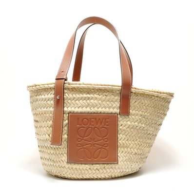 ロエベ LOEWE バスケットバッグ ハンドバッグ【中古】