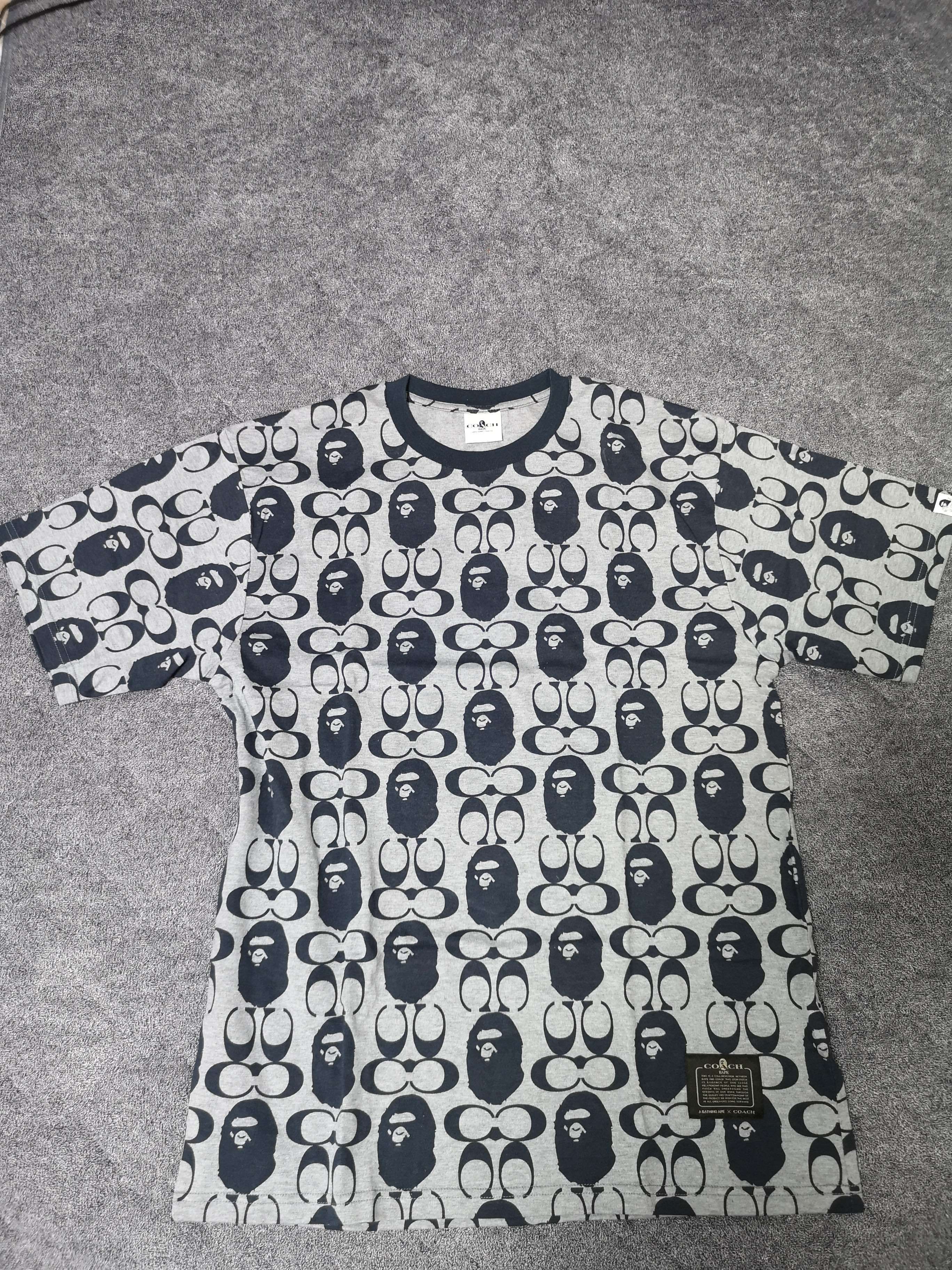 Bape × Coach Tee "Navy"