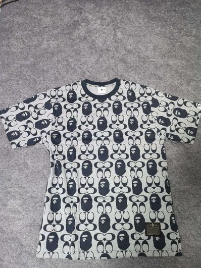 Bape × Coach Tee "Navy"