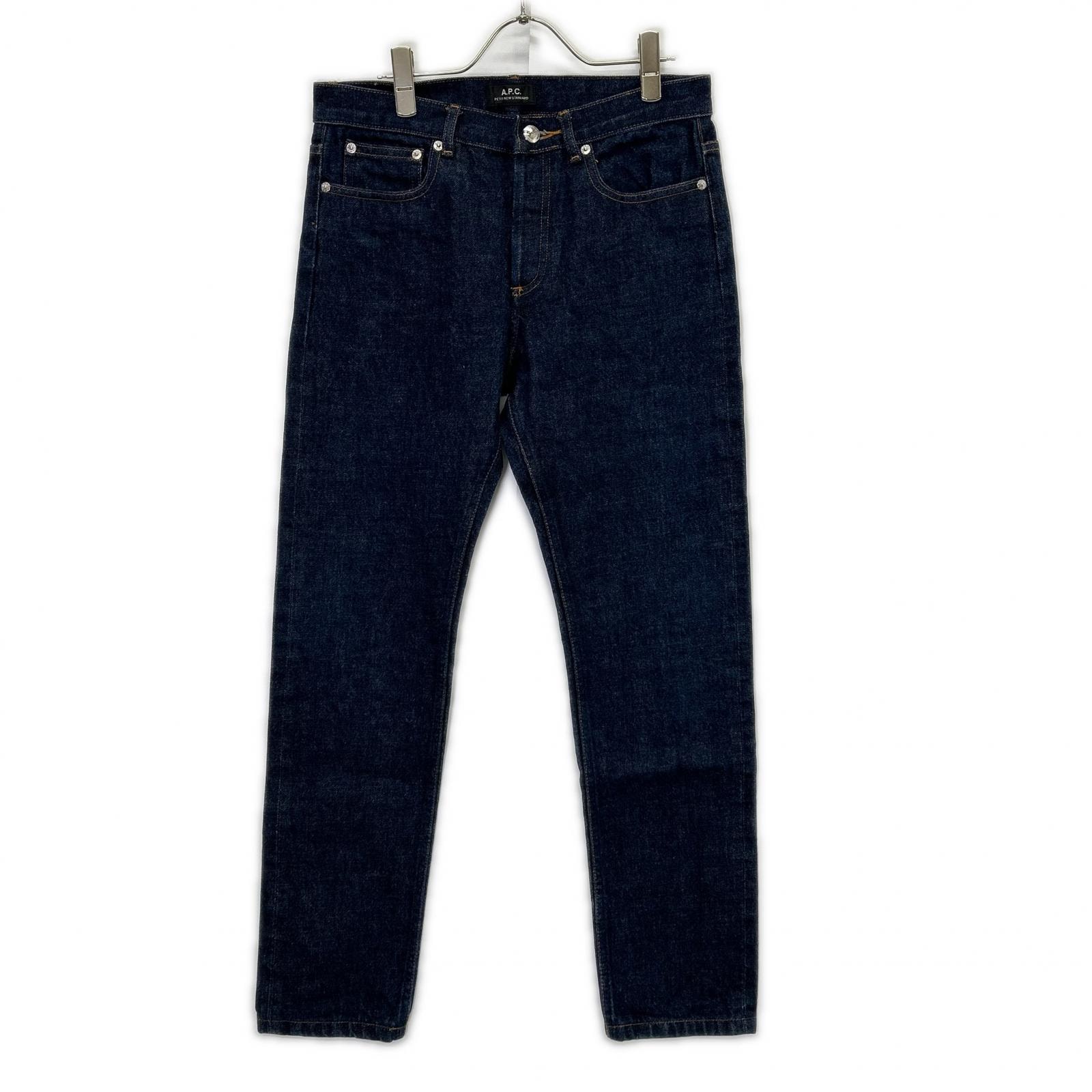 アーペーセー 0721 インディゴ ボタンフライ JEAN STANDARD 30