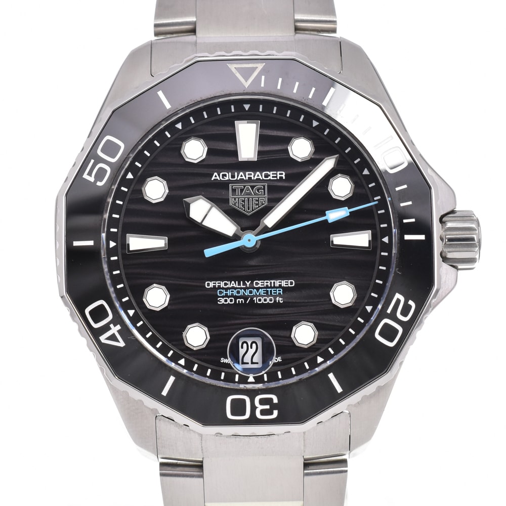 タグホイヤー TAG HEUER WBP5110.BA0013 アクアレーサー キャリバー5 デイト 自動巻き メンズ 美品 箱・保証書付き O#145951