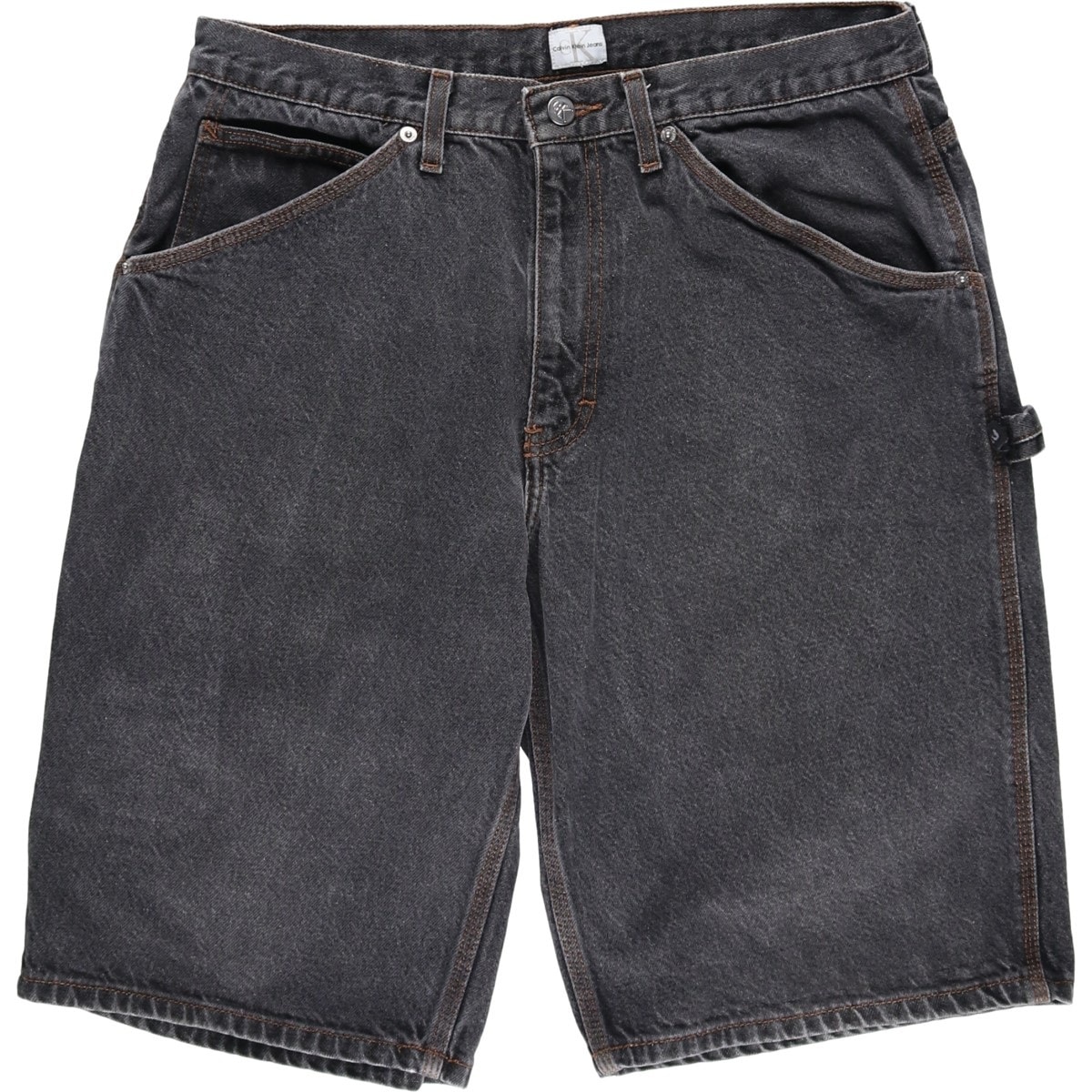 古着 90~00年代 カルバンクライン Calvin klein JEANS デニムペインターショーツ ショートパンツ メンズw34相当/eaa614116