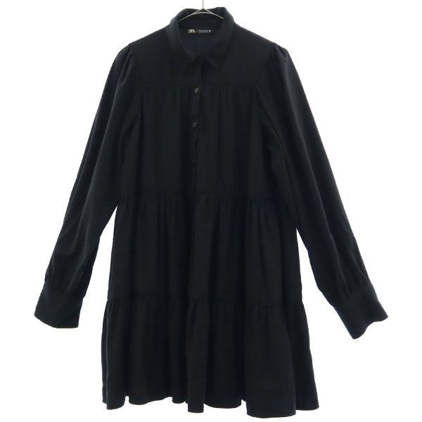ZARA ザラ 長袖 ワンピース S ブラック