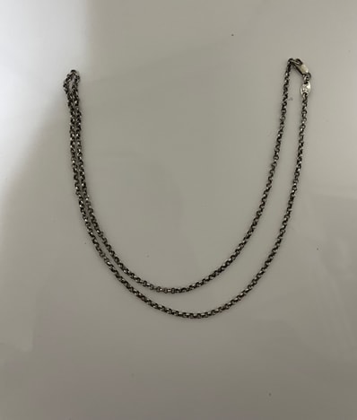 Chrome Hearts Roll Chain Necklace "Silver"