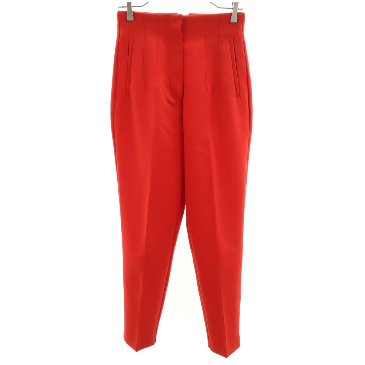 ZARA ザラ テーパードパンツ S レッド