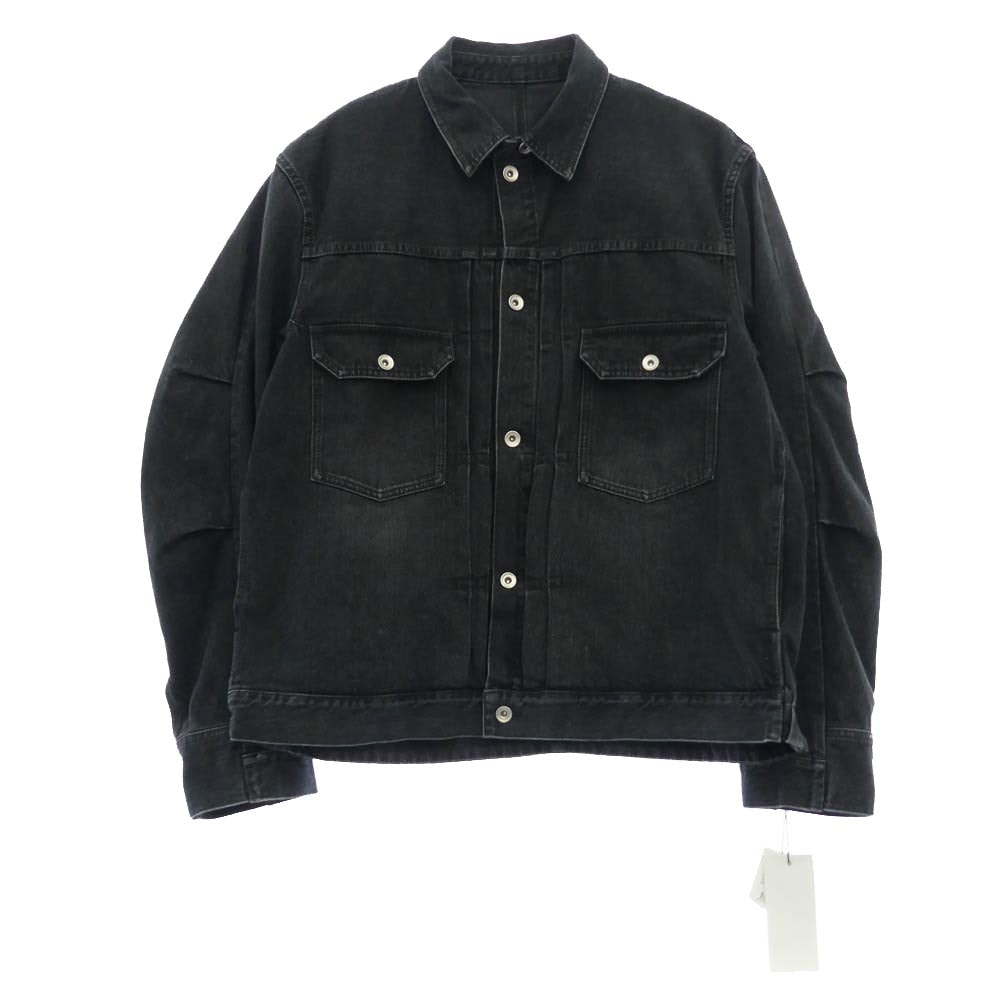 Sacai サカイ 26SS 26-03926M Denim Jacket デニム ジャケット ブラック系 4【極上美品】【中古】