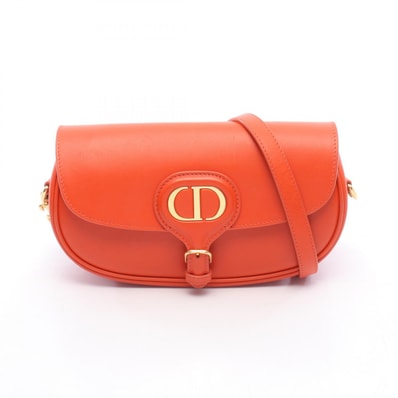 ディオール Dior Bobby East-West ショルダーバッグ バッグ レザー レディース オレンジ系 【中古】