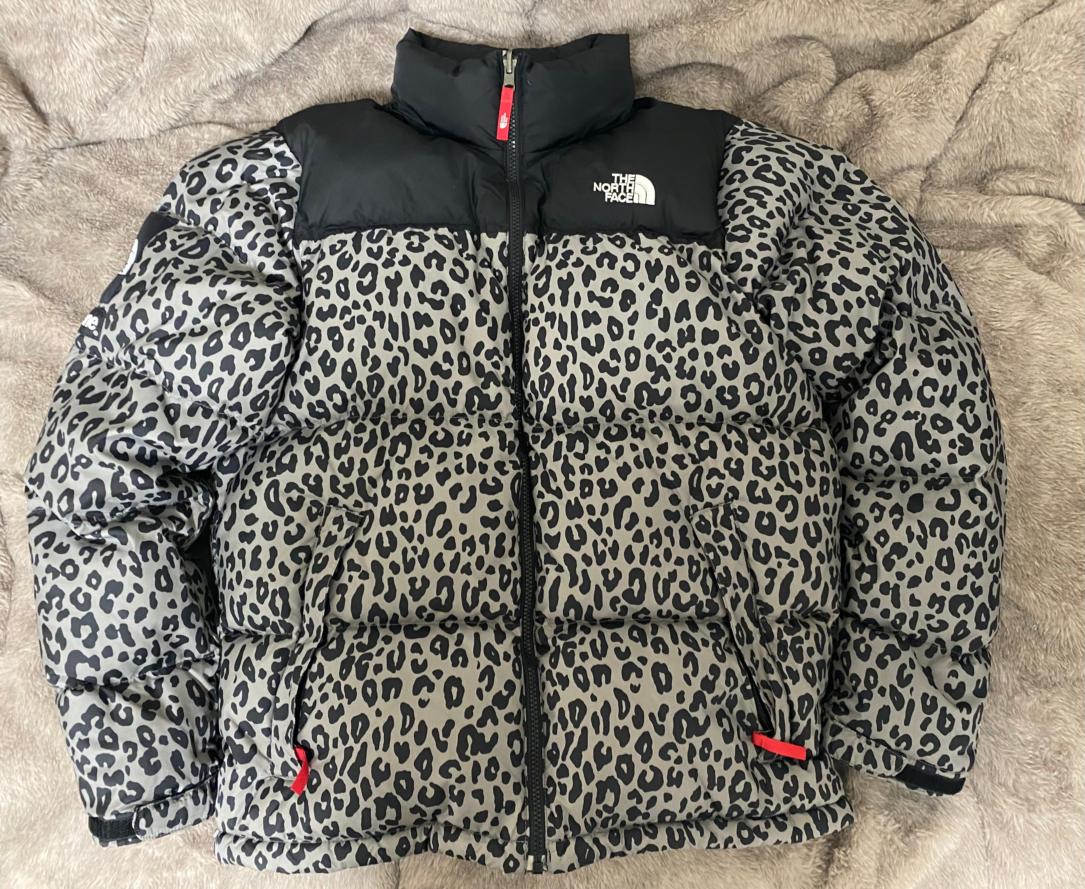 Supreme The North Face Nuptse Down Jacket "Black Leopard"