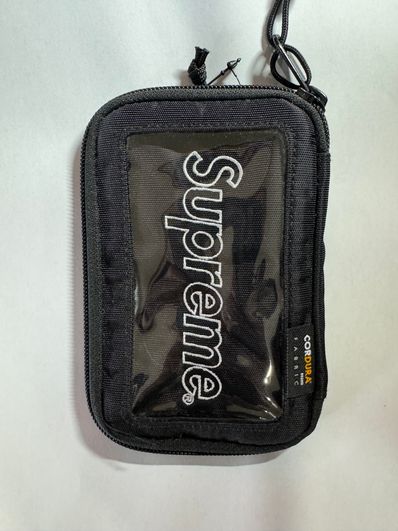 Supreme 19FW Small Zip Pouch "Black"