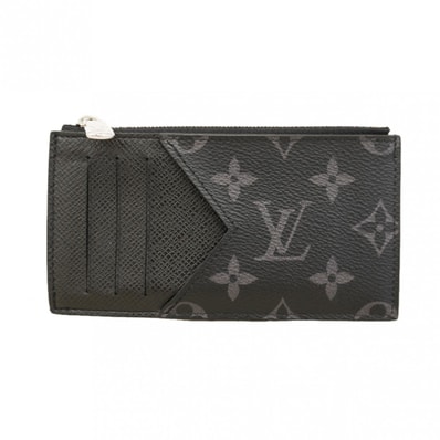 【6dc3791】ルイヴィトン コインケース タイガラマ コインカードホルダー M30271 ブラック グレー【中古】メンズ