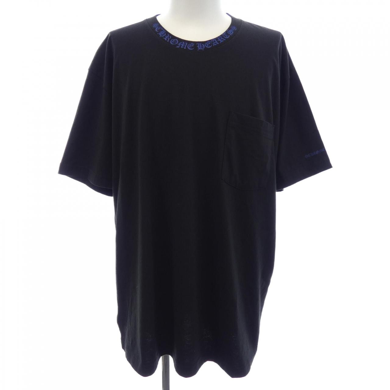 Chrome Hearts Neck Logo S/S T-Shirt "Black/Blue"