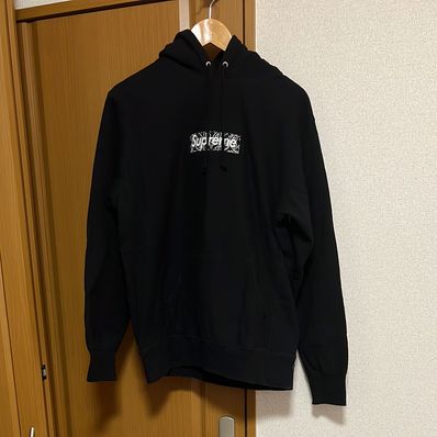 Supreme Bandana Box Logo Hooded Sweatshirt "Black"