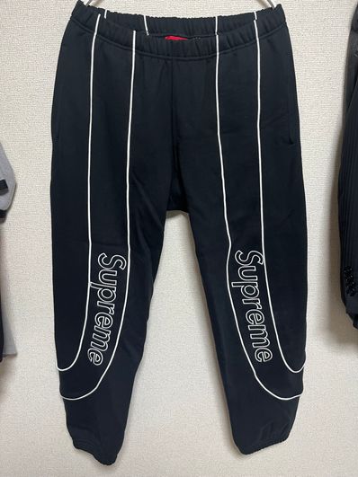 Supreme Track Paneled Sweatpant "Black"