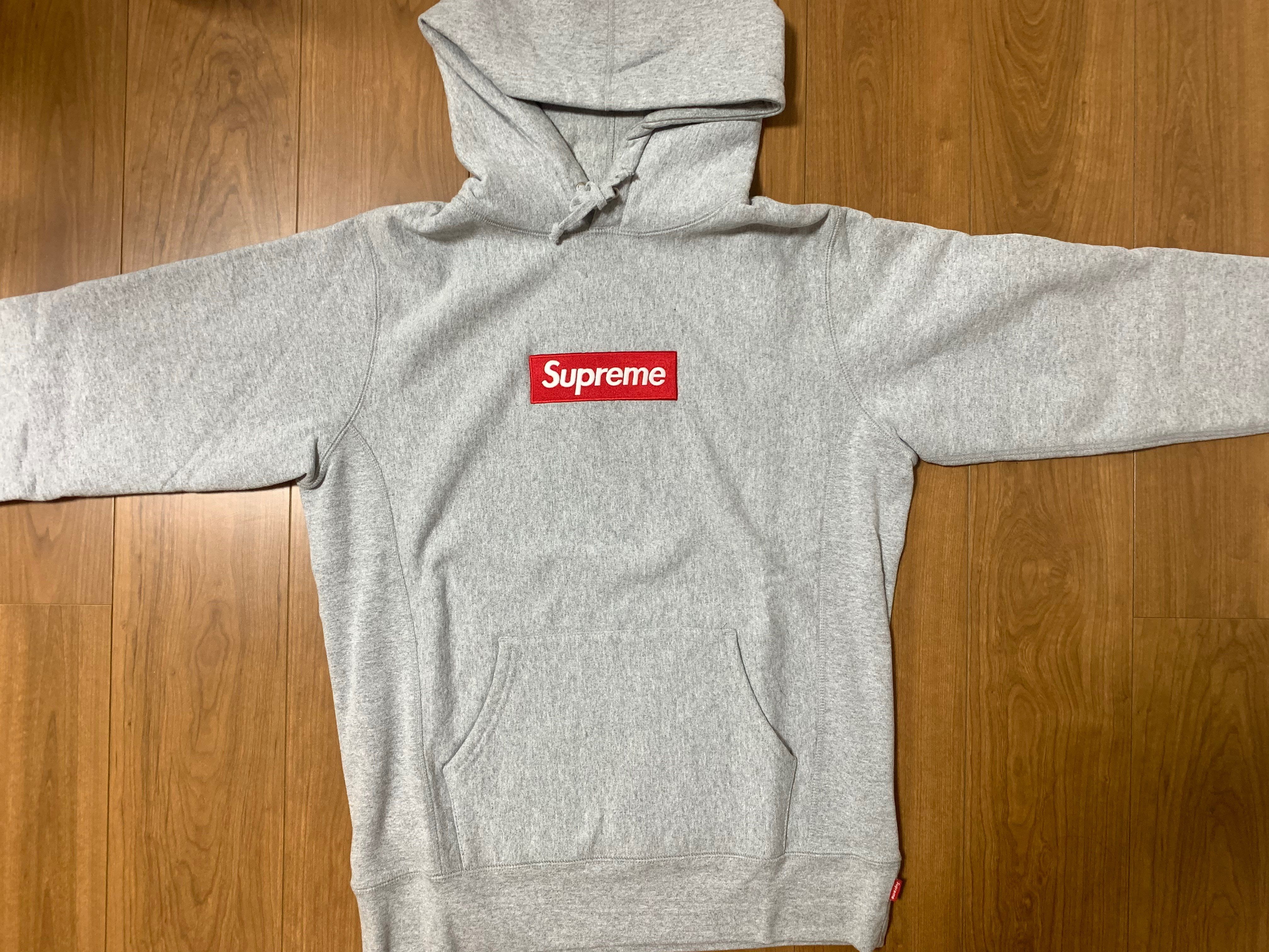Supreme Box Logo Hooded Sweatshirt "Heather Grey" (16FW)