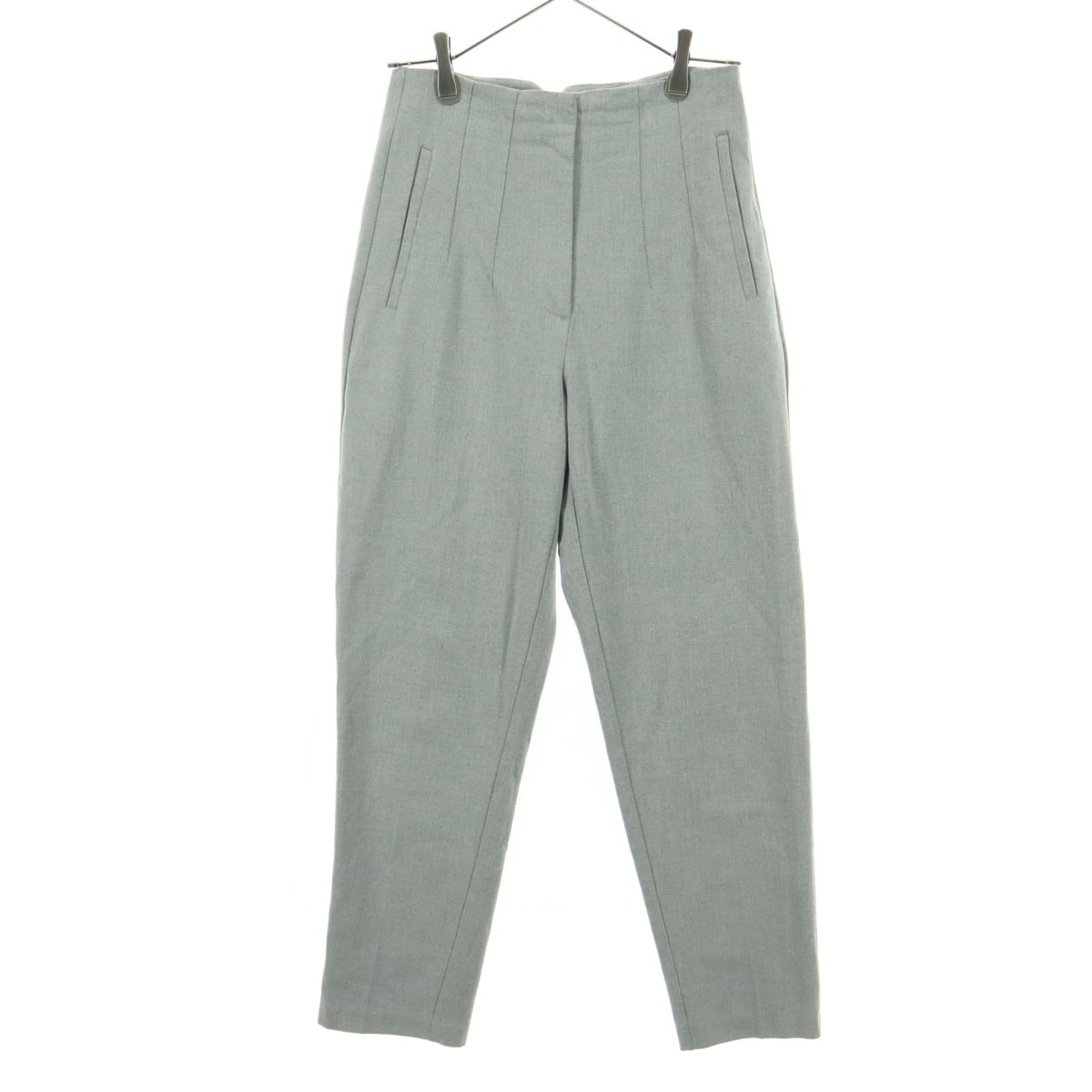 ZARA ザラ テーパードパンツ S グレー系