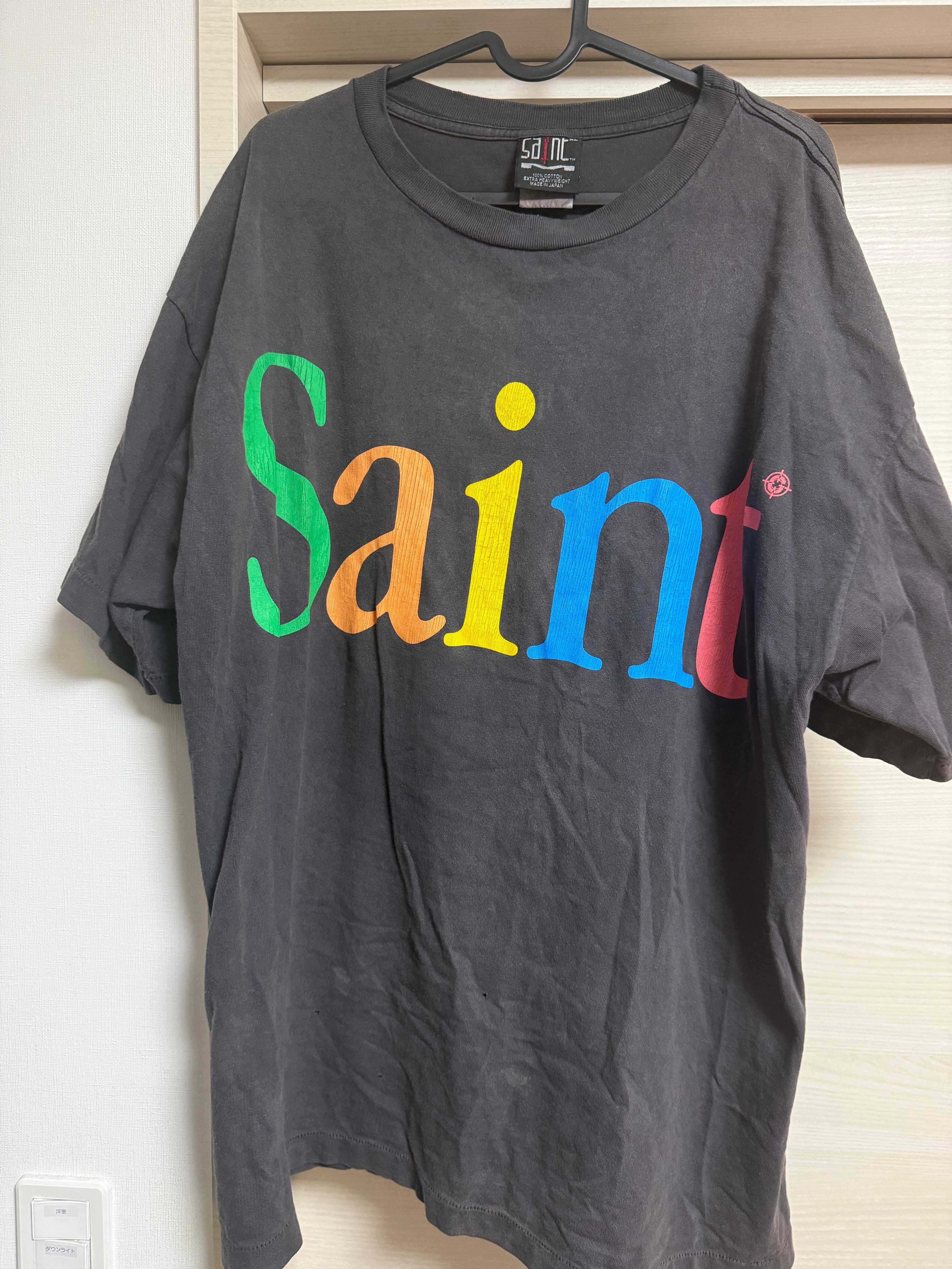 セントマイケル 24SS カラフルセイント SS Tシャツ "ブラック" 