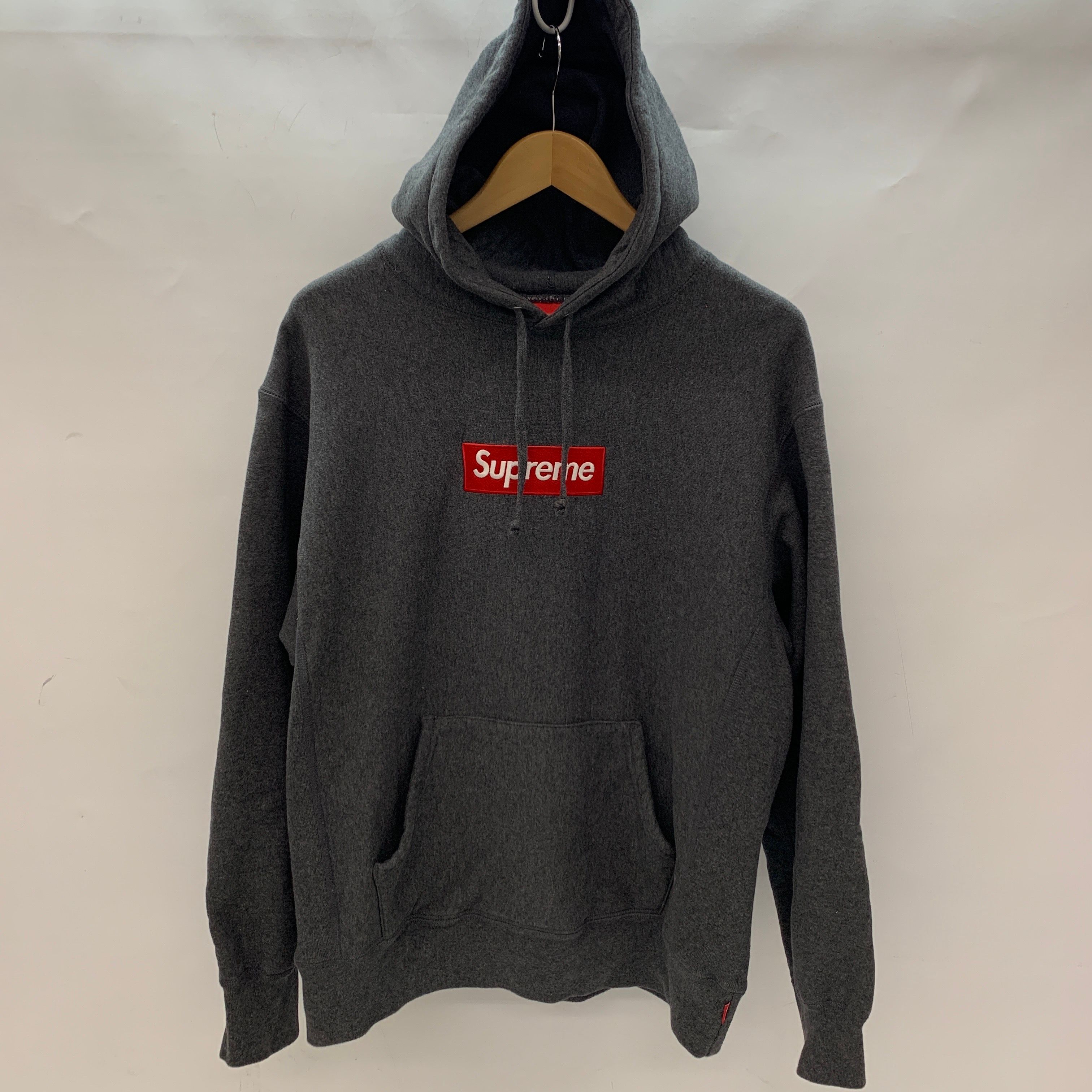 Supreme Box Logo Hooded Sweatshirt "Charcoal" (21FW)