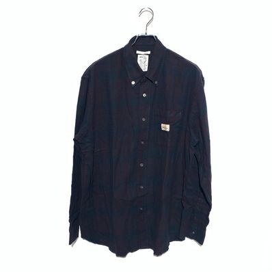 Stussy x OUR LEGACY Work Shop Check Shirt "Navy"