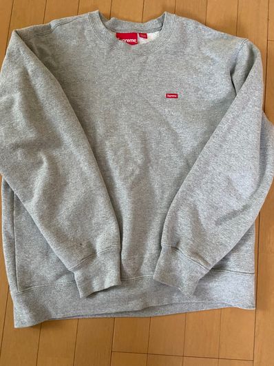 Supreme Small Box Crewneck "Heather Grey" (21SS)