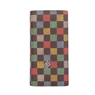 ルイヴィトン ポルトフォイユ ブラザ LVバーズ ダミエ 長財布 N00141 メンズ LOUIS VUITTON 中古