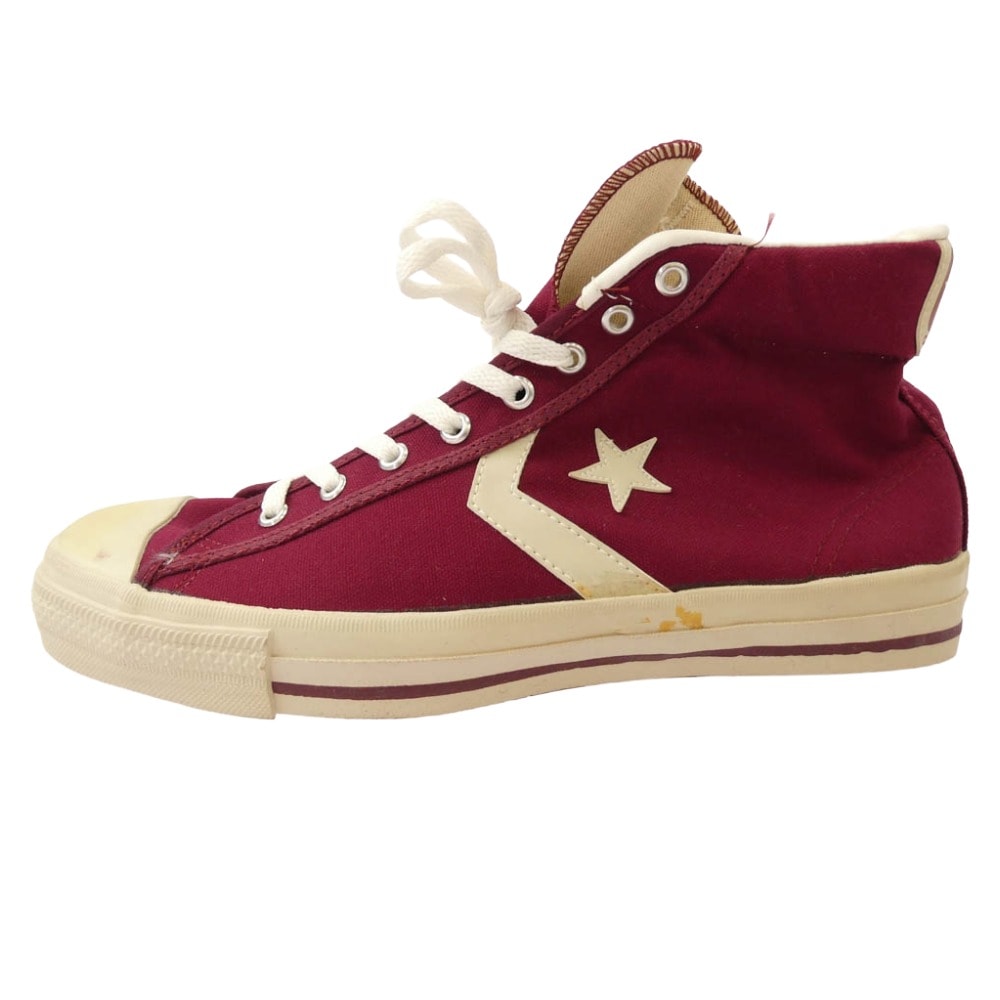CONVERSE コンバース スニーカー 15937 ヴィンテージ 90s USA製 pro star hi プロスター ハイ スニーカー ワインレッド系 US10【中古】