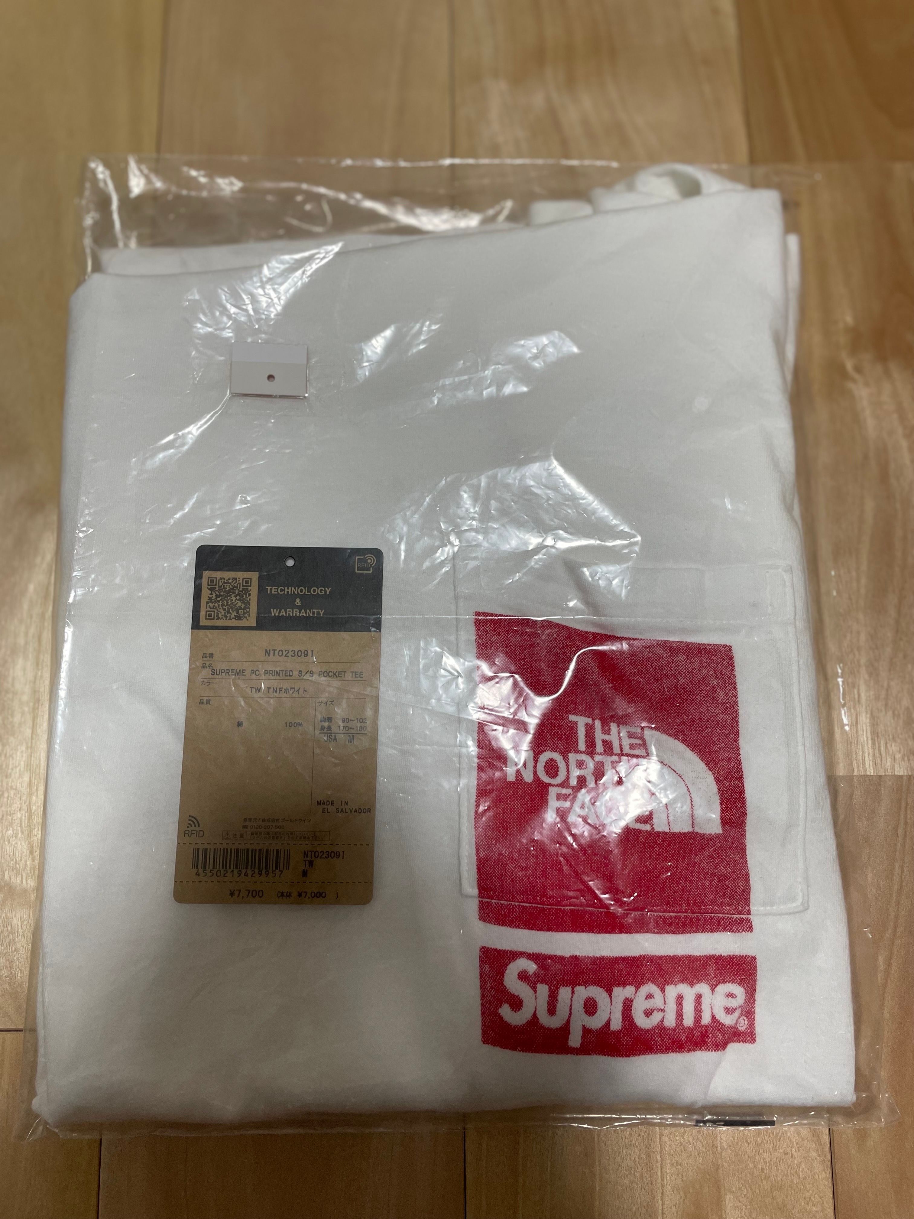 Supreme x The North Face Printed Pocket Tee "White"