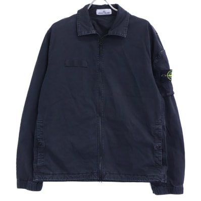 ストーンアイランド 【国内正規】K1S151200003 ORGANIC STRETCH BROKEN TWILL COTTON シャツ ジャケット L