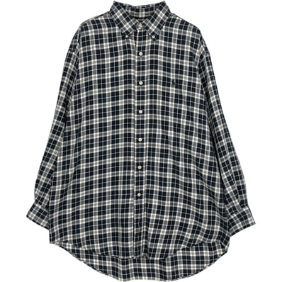 古着 ラルフローレン Ralph Lauren BLAKE 長袖 ボタンダウンチェックシャツ メンズM相当/eaa649265