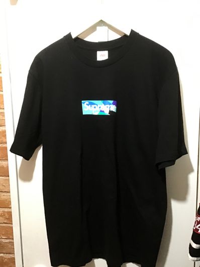 Supreme / Emilio Pucci® Box Logo Tee "Black/Blue"