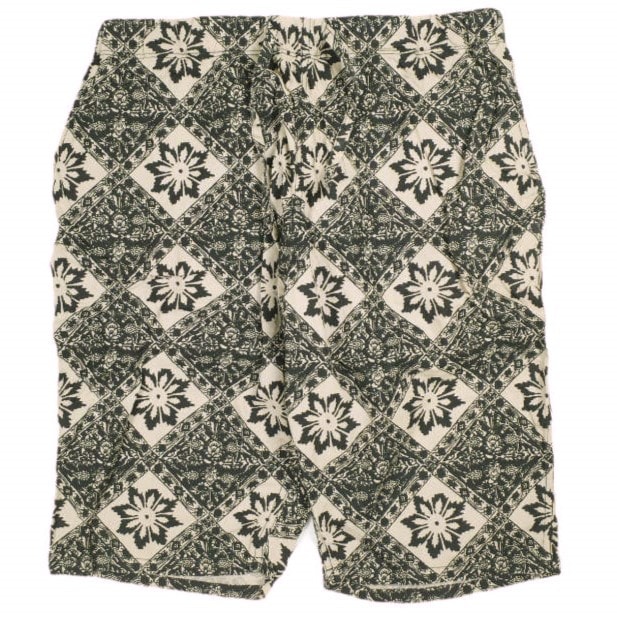 South2 West8 サウスツーウェストエイト S2W8 STRING SHORT - PRINTED FLANNEL - BATIK ストリングショーツ プリントフランネル バティック GL836 S Beige イージー ショートパンツ ボトムス