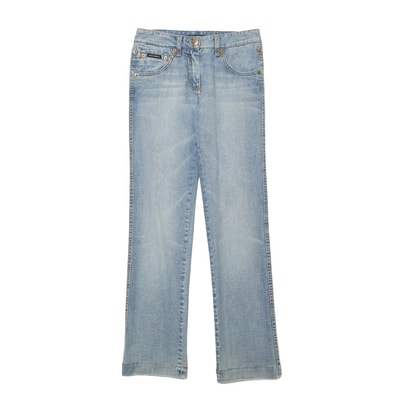 DOLCE&GABBANA ドルチェアンドガッバーナ デニムパンツ サイズ38 エイジング加工 デニム ジーンズ イタリア製 ブランド古着【中古】20260312/RA8287