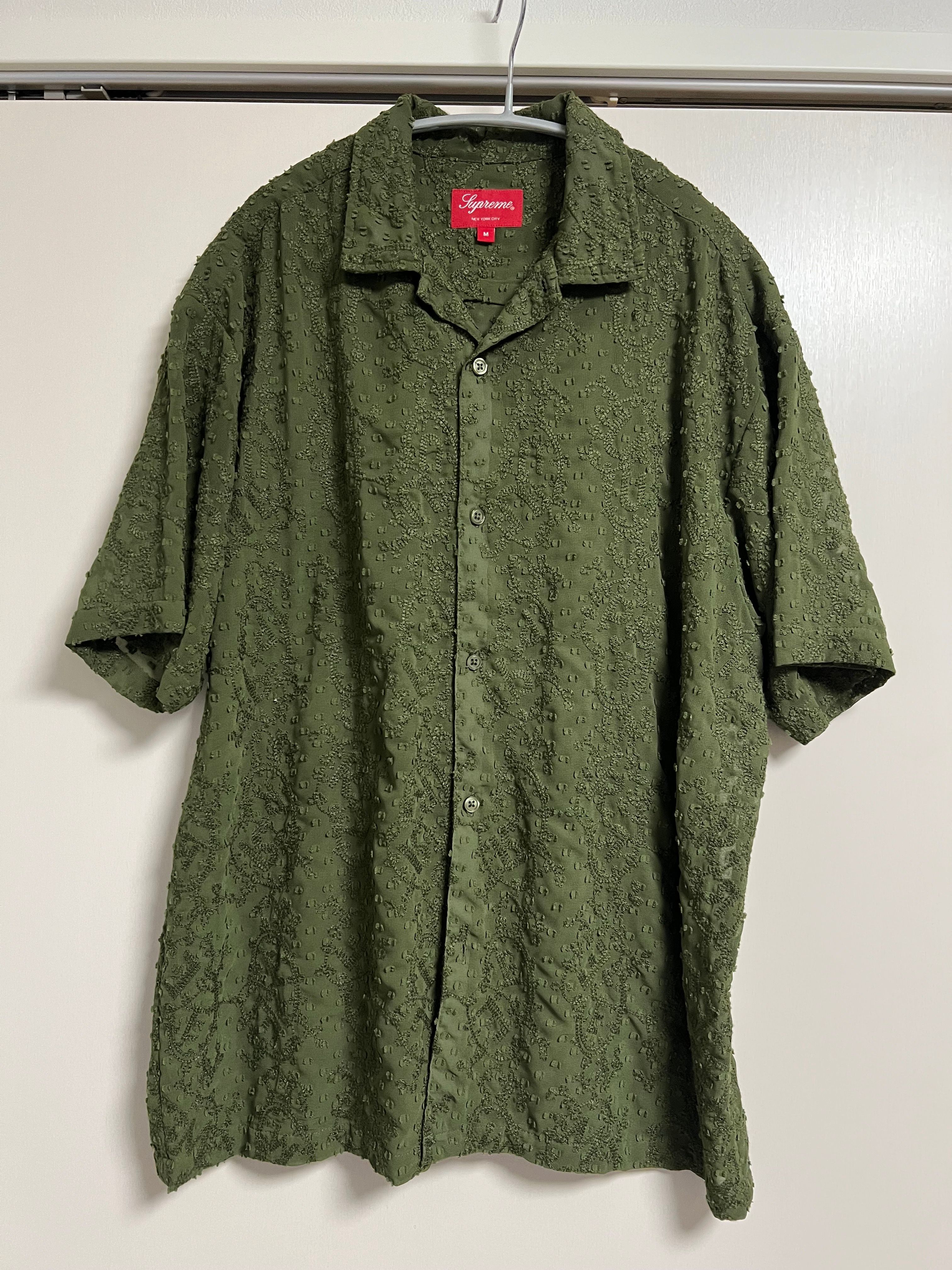 Supreme Chainstitch Chiffon S/S Shirt "Olive"
