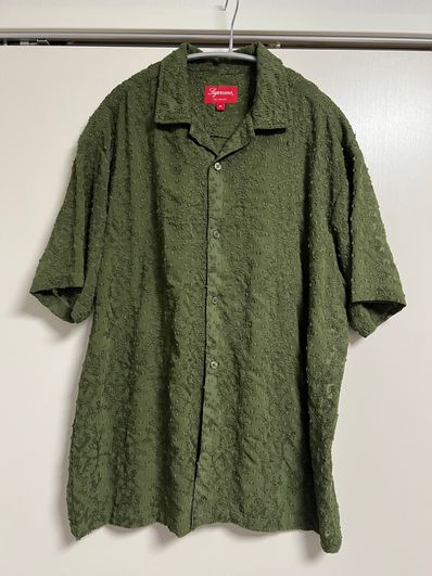 Supreme Chainstitch Chiffon S/S Shirt "Olive"