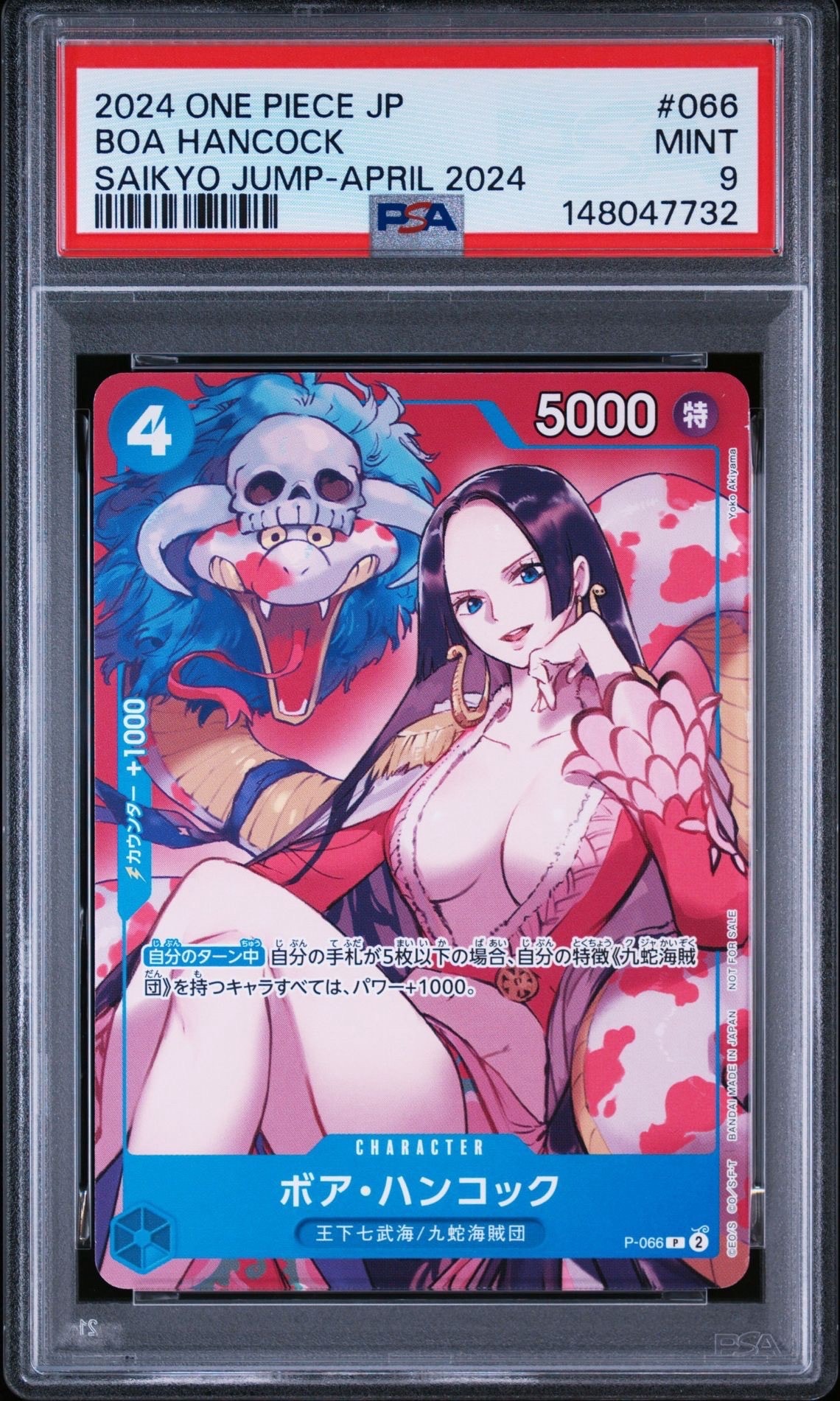 ボア・ハンコック P [P-066](最強ジャンプ 2024年 4月号 付録)の新品