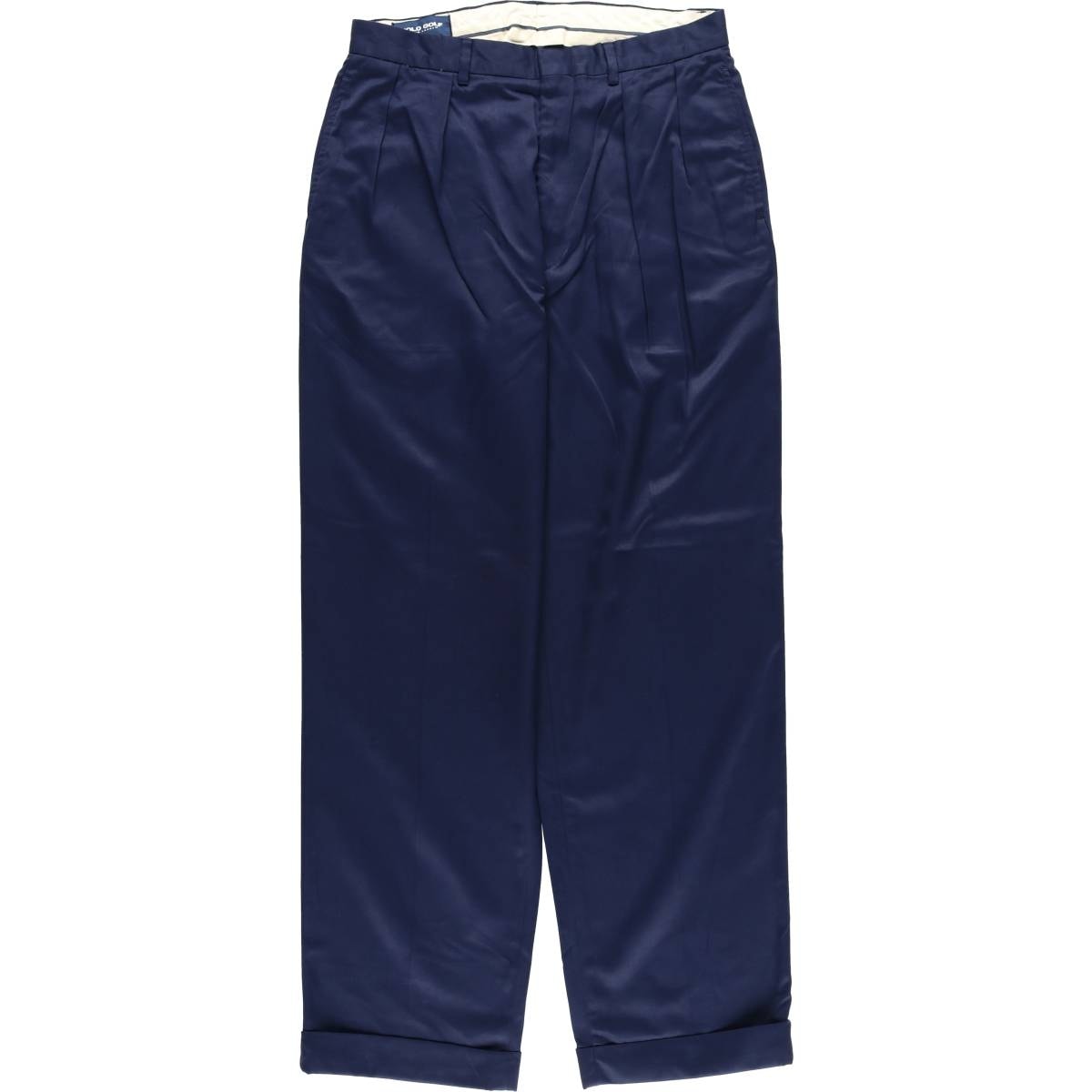 古着 ラルフローレン Ralph Lauren POLO GOLF ポロゴルフ ツータック スラックスパンツ メンズw33相当/eaa625467