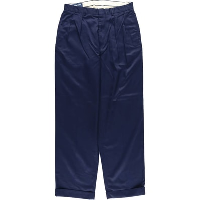 古着 ラルフローレン Ralph Lauren POLO GOLF ポロゴルフ ツータック スラックスパンツ メンズw33相当/eaa625467