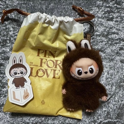 POP MART THE MONSTERS (LABUBU) Pin for Love Series-Vinyl Plush Pendant (A-M) L