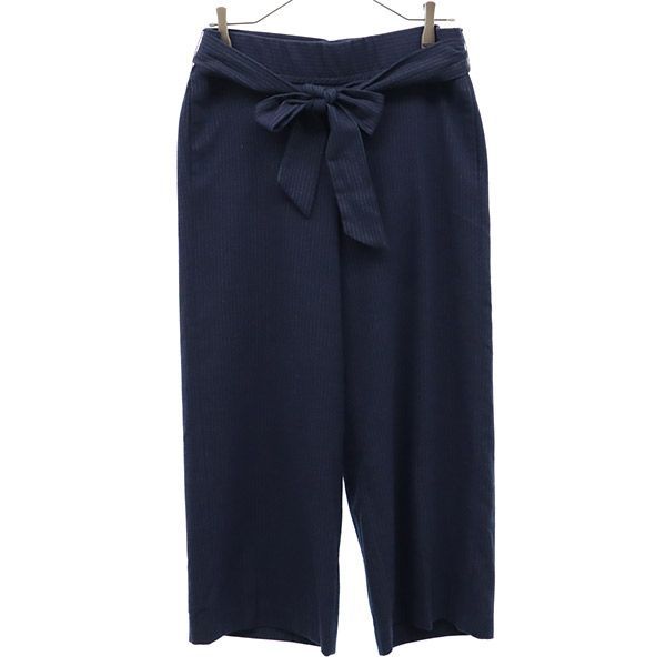 ZARA ザラ ストライプ ワイドパンツ L