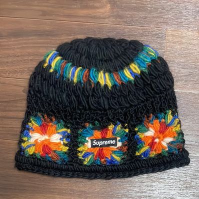 Supreme Crochet Beanie "Black"