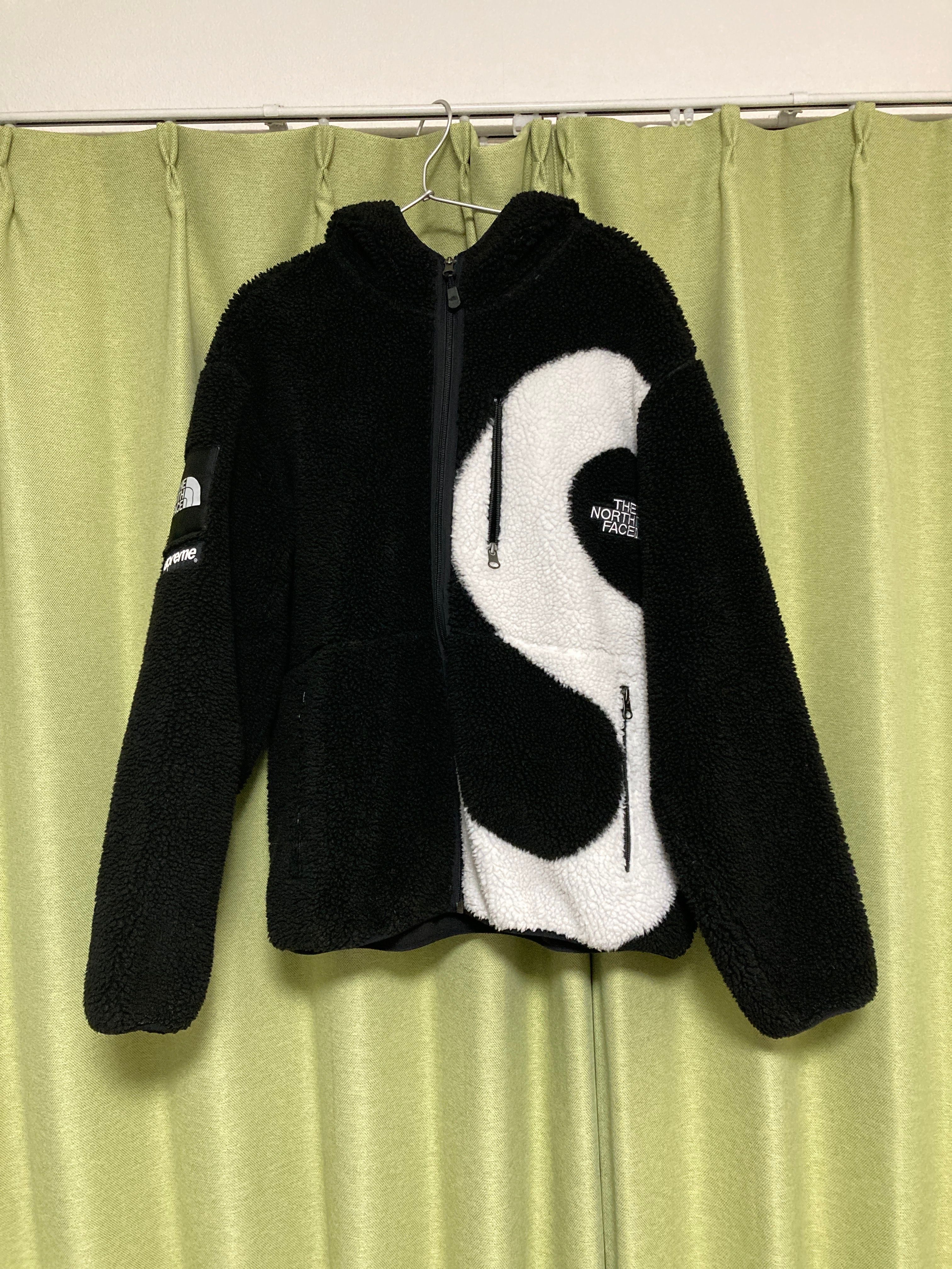 Supreme x The North Face S Logo Hooded Fleece Jacket "Black"