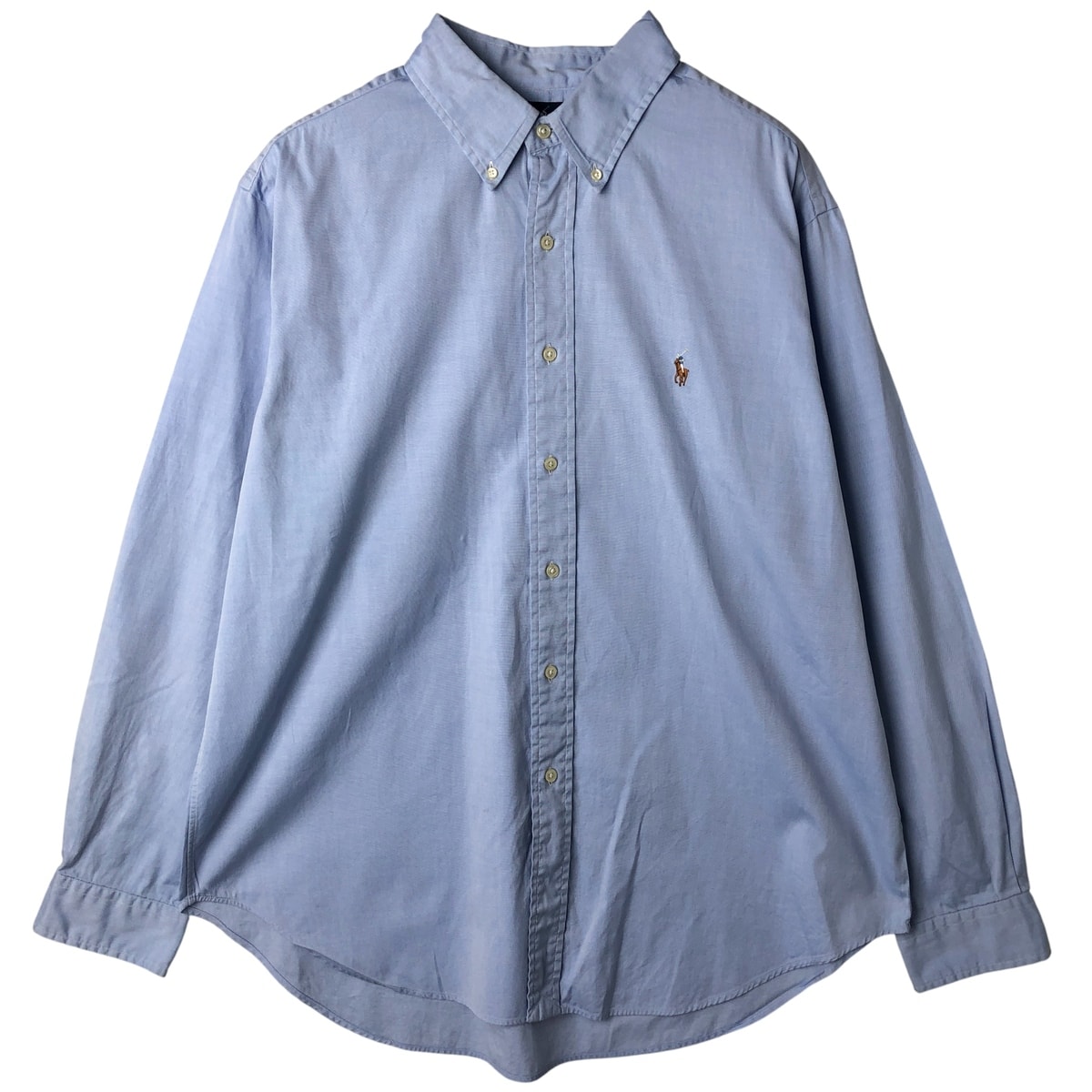 古着 ラルフローレン Ralph Lauren CLASSIC FIT クラシックフィット 長袖 ボタンダウンシャツ メンズXL相当/eaa609649