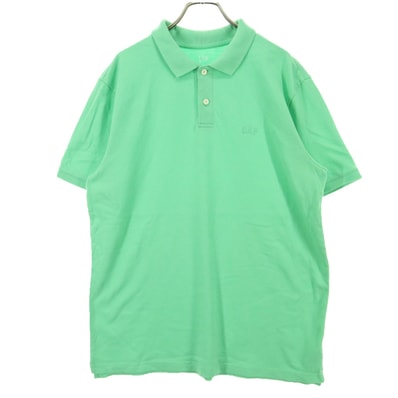 GAP ギャップ 半袖 ポロシャツ L グリーン