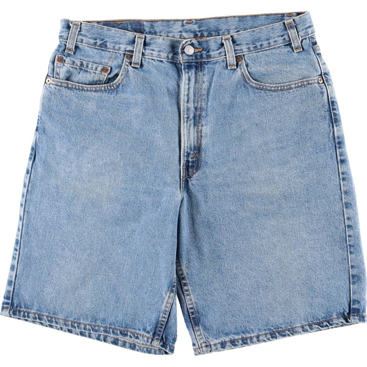 古着 90~00年代 リーバイス Levi's 550 RELAXED FIT デニムショーツ ハーフパンツ ジョーツ USA製 メンズw37相当/eaa627204
