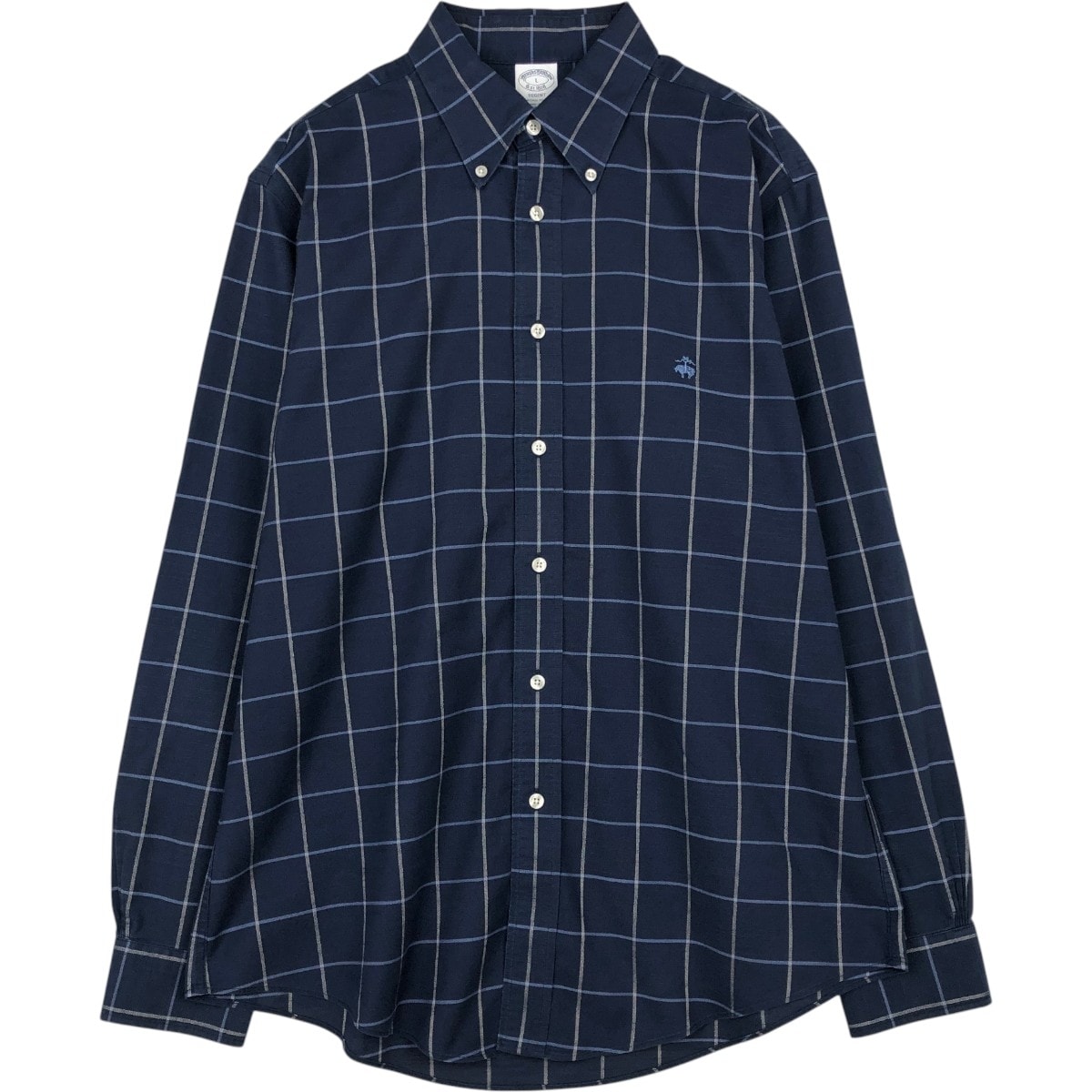 古着 ブルックスブラザーズ Brooks Brothers Est.1818 REGENT 長袖 ボタンダウンチェックシャツ メンズL相当/eaa677009
